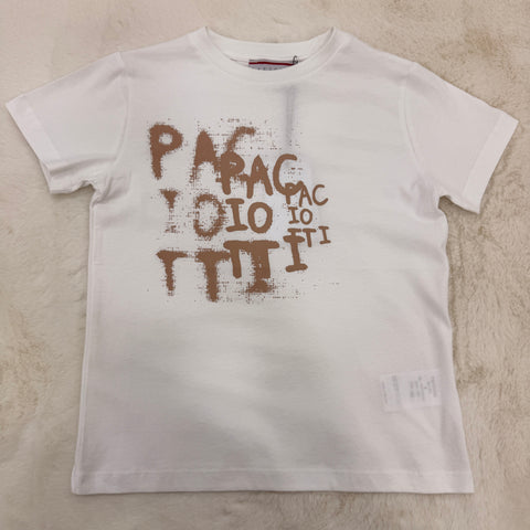 T-SHIRT IN COTONE TSP6163J BIANCO PACIOTTI 4US 