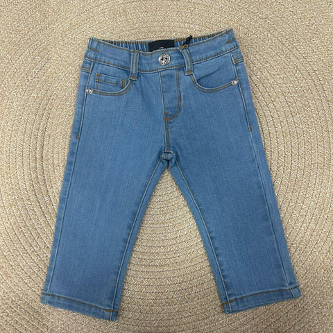 JEANS CON LOGO RIA25125JE DENIM BLU RICHMOND 