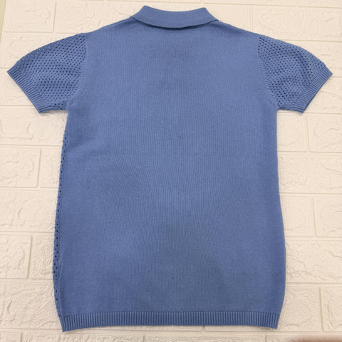 POLO IN FILO TBP26063PO BLU TRUSSARDI 
