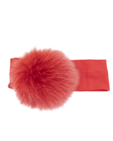 FASCIA CON PELLICCIA NATURALE IM24A451 ROSSO ISABEL&MARTINEZ 