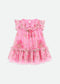 ABITO IN TULLE A FIORI ROSEBUD BEGONIA ANGELS FACE 