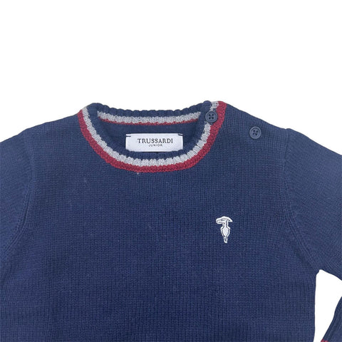 MAGLIONE IN VISCOSA TIA25051MA PEACOAT TRUSSARDI 