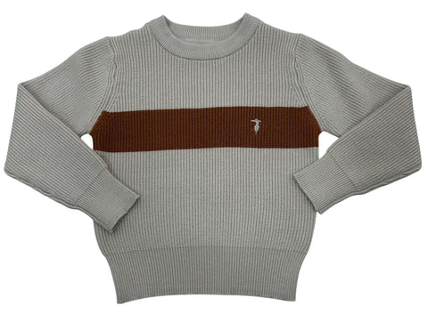 MAGLIONE IN VISCOSA TBA25019MA BROWN RICE TRUSSARDI 