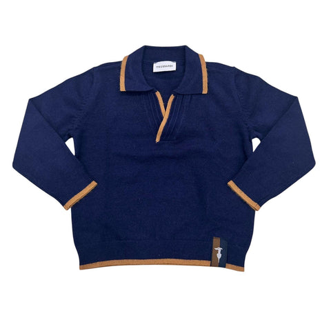 MAGLIONE IN VISCOSA TIA25083MA PEACOAT TRUSSARDI 