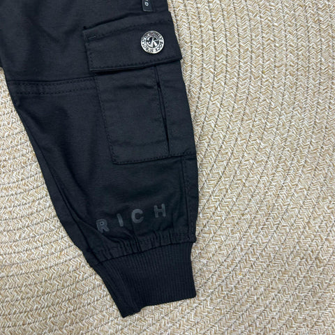 PANTALONE CARGO RIA25042PA BLACK RICHMOND 