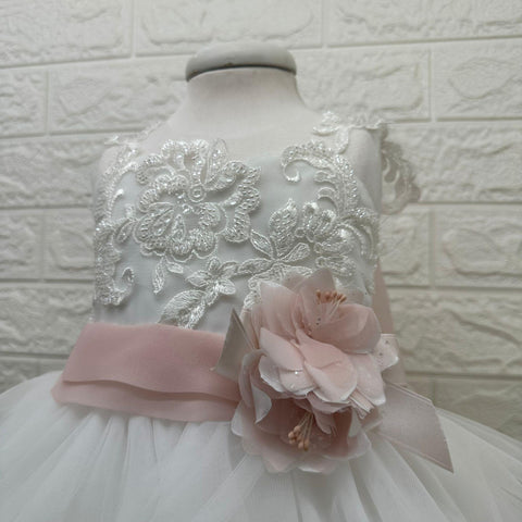 ABITO PIZZO E TULLE 2446 ABITO U# MARCH 