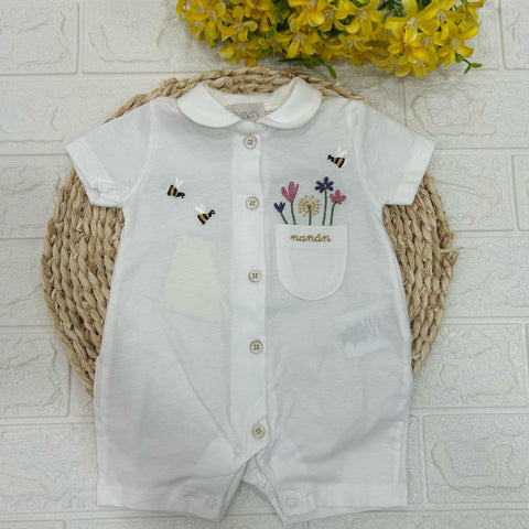 PAGLIACCETTO IN COTONE E25403 BIANCO NANAN 