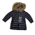 GIUBBOTTO IN PIUMA CON PELLICCIA NATURALE 25WBLGK03381 007285 999EI# BLAUER 