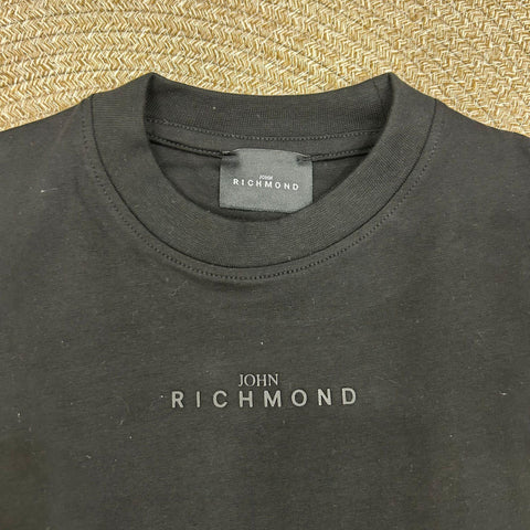 T-SHIRT IN COTONE RBA25037TS BLACK RICHMOND 