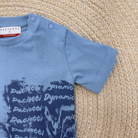 T-SHIRT IN COTONE TSP6114B CIELO BTS PACIOTTI 