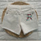 SHORT IN DENIM BIANCO