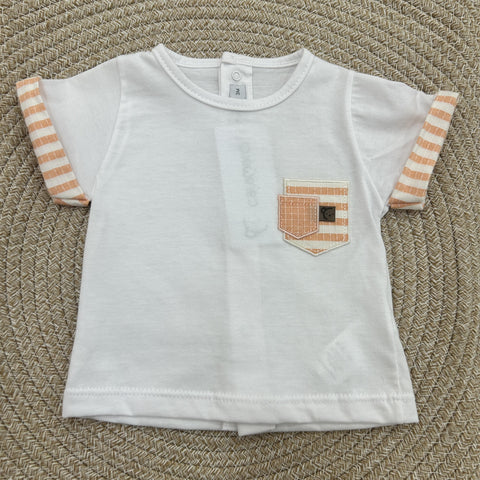 COMPLETO IN COTONE 11323 ARANCIO CALAMARO 