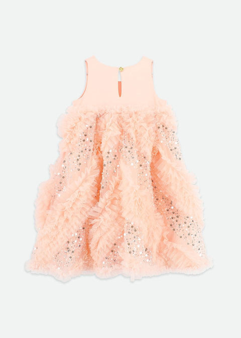 ABITO IN TULLE E PAILLETTES DYLAS PEACH ANGEL'S FACE 