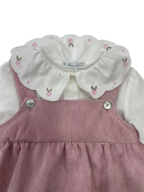 SALOPETTE E CAMICIA 126008 ROSA BARCELLINO 