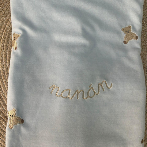 COPERTA IN CINIGLIA I25020A CELESTE NANAN 