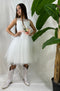 ABITO PIZZO E TULLE LUREX