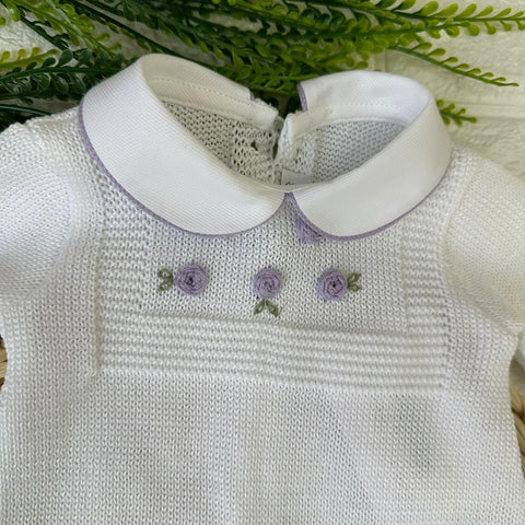 TUTINA E BABBUCCE IN FILO LT1006/LSC1006 B.CO/LILLA LA SARTORIA DEI PICCOLI 