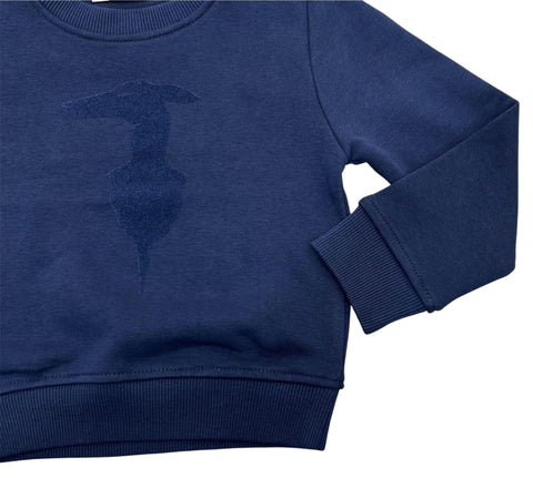 FELPA GARZATA TBA25004FE PEACOAT TRUSSARDI 