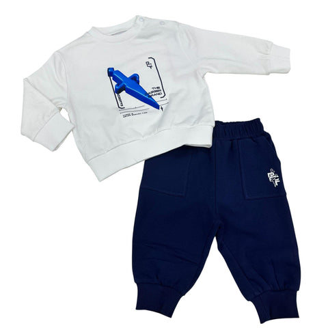 TUTA FELPATA COMP6318B BIANCO BTS 4US 