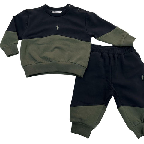 TUTA FELPATA COMP6301B MILITARE BTS 4US 