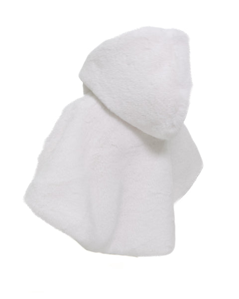 MANTELLA IN ECOPELLICCIA IM24A273 LATTE ISABEL&MARTINEZ 