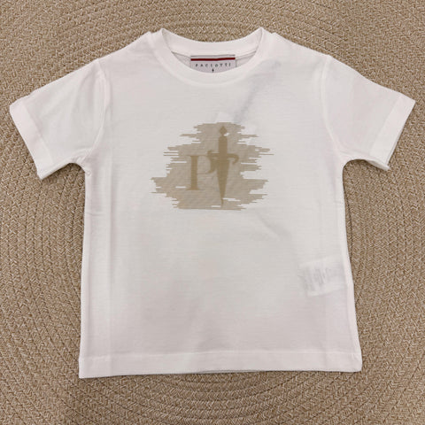 T-SHIRT IN COTONE TSP6177B BIANCO PACIOTTI 4US 
