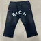 JEANS NERO CON LOGO RIA25125JE DENIM BLACK RICHMOND 