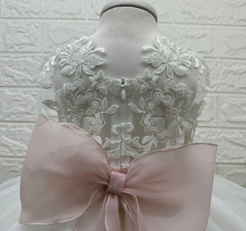 ABITO PIZZO E TULLE 2446 ABITO U# MARCH 