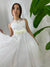 ABITO LUNGO PIZZO E TULLE LUREX