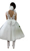 ABITO IN PIZZO E TULLE LUREX