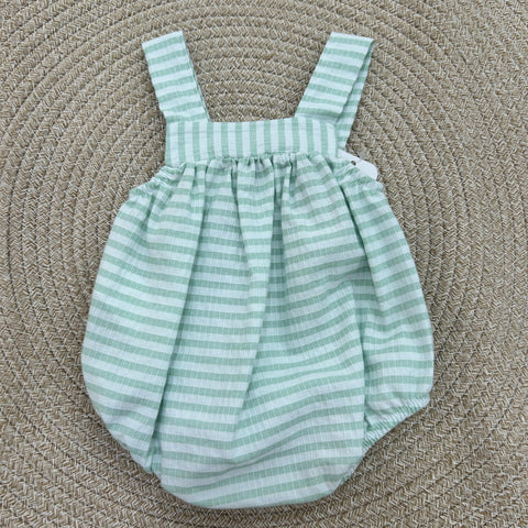 SALOPETTE IN COTONE 32548 MENTA CALAMARO 