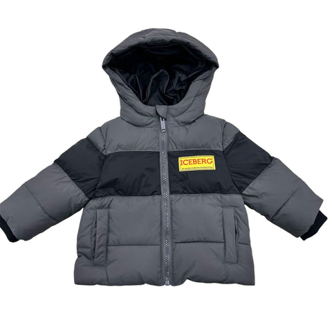 GIUBBOTTO IN NYLON GBICE6313B NERO ICEBERG 