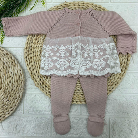 COMPLETO IN FILO 125-143 ROSA ANTICO GRANLEI 