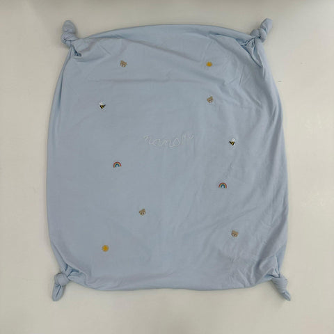 COPERTA IN COTONE E25016 CIELO NANAN 