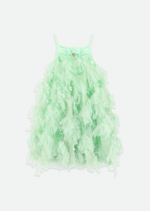 ABITO IN TULLE E PAILLETTES PALMA MINT ANGELS FACE 