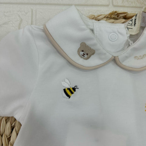 PAGLIACCETTO IN COTONE E25011 BIANCO NANAN 