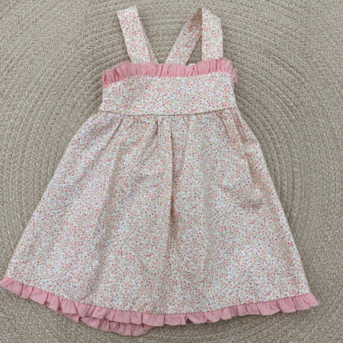 ABITO E CULOTTE IN COTONE 21327 CORAL# CALAMARO 