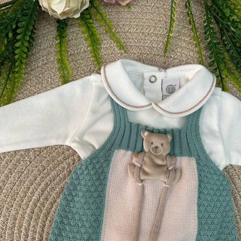 TUTINA, BODY, CARDIGAN E BABBUCCE IN LANA IN5731/IN57S V VERDE SALDI MARLU 