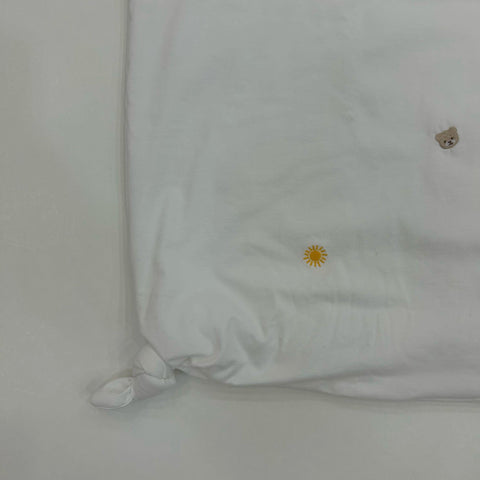 COPERTA IN COTONE E25016 BIANCO NANAN 