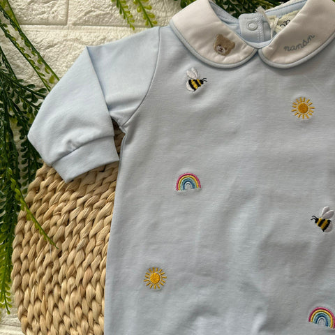 TUTINA IN COTONE E25008 CIELO NANAN 
