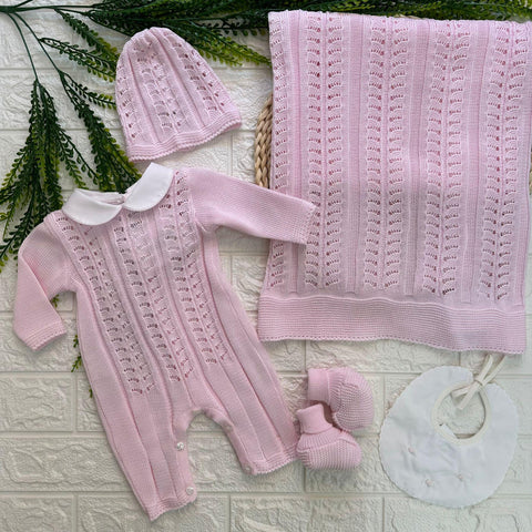 SCIALLE IN FILO LC1054 ROSA LA SARTORIA DEI PICCOLI 