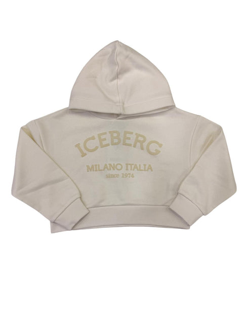 FELPA CROP FELPATA MFICE6336J OFF WHITE ICEBERG 