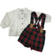SALOPETTE E CAMICIA TARTAN 11246 U CALAMARO 