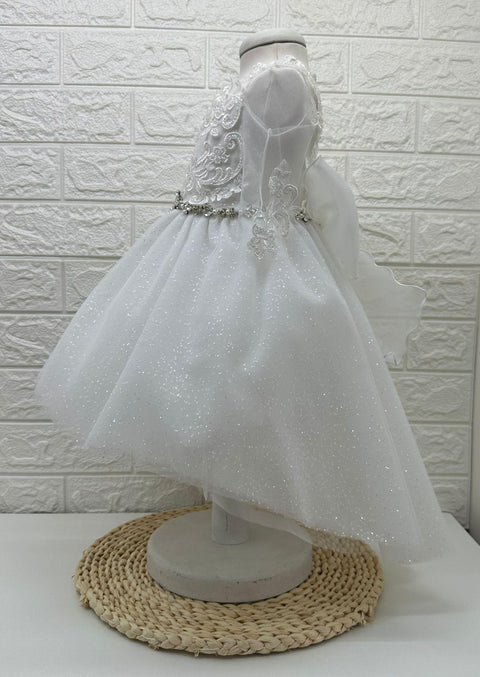 ABITO IN PIZZO E TULLE LUREX 2442 ABITO U MARCH 