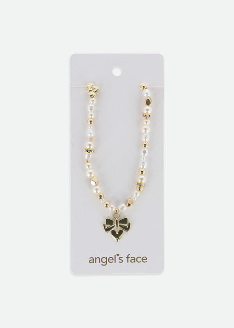 COLLANA PERLINE NECKLACE SNOWDROP ANGEL'S FACE 