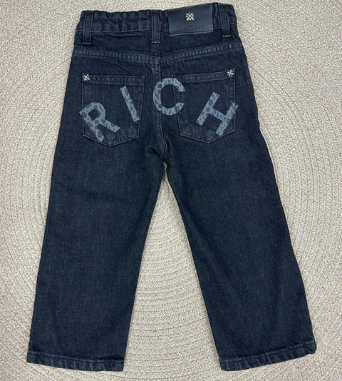 JEANS NERO LOGATO RBA25226JE DENIM BLACK RICHMOND 