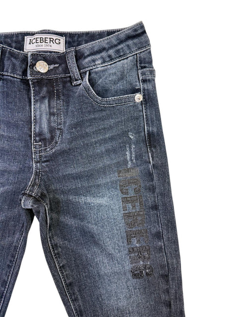 JEANS NERO PTICE6317B DENIM ICEBERG 