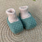 TUTINA E BABBUCCE IN LANA IN5710/IN57S V VERDE SALVIA MARLU 