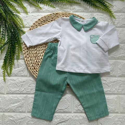 COMPLETO COTONE E LINO IM25N13/492 U ISABEL&MARTINEZ 