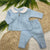 COMPLETO IN COTONE 11096 CIELO CALAMARO 